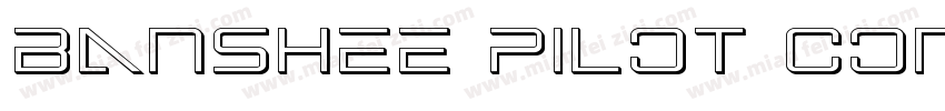 Banshee Pilot Conden字体转换